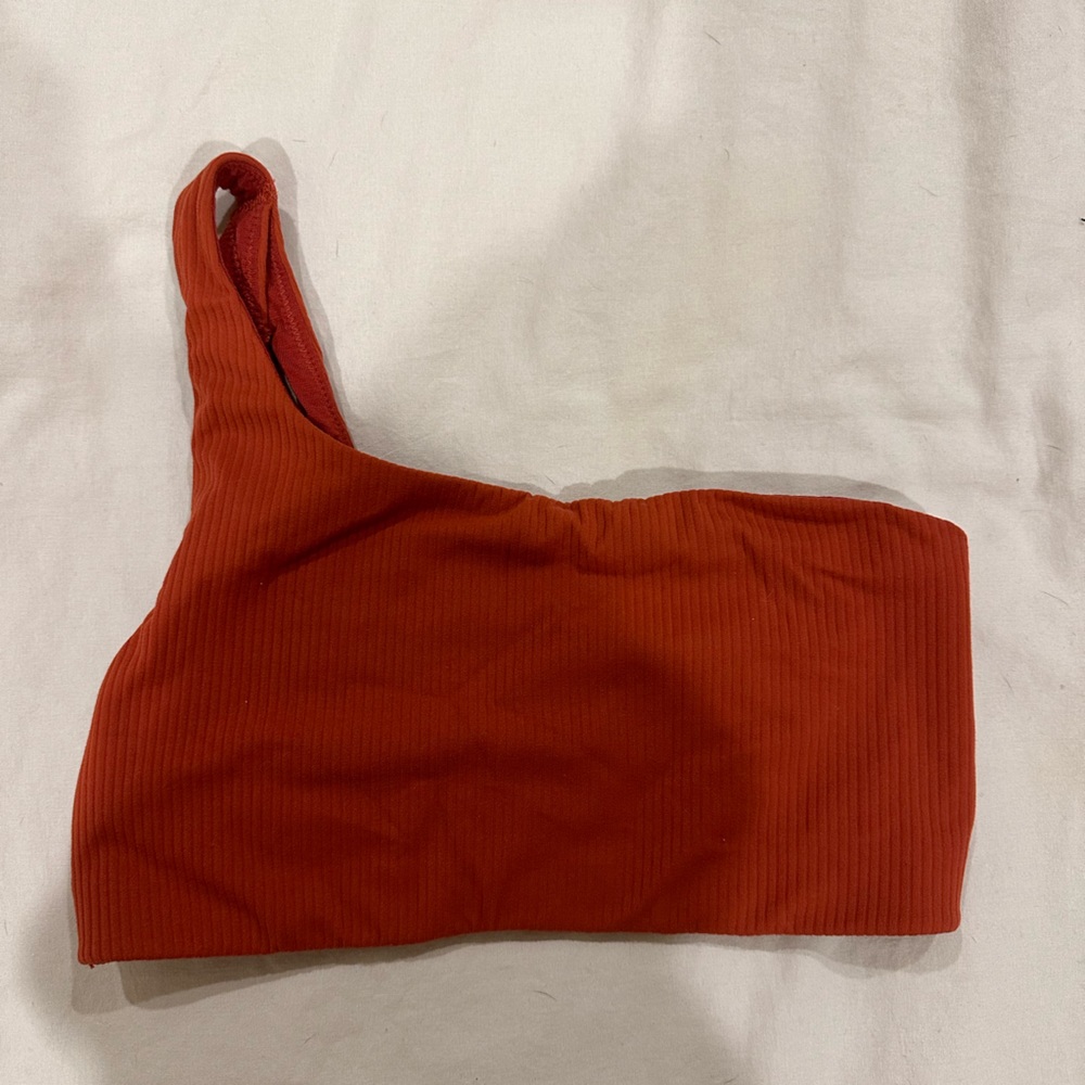 Lululemon Ribbed Nulu Asymmetrical Bra